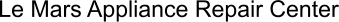 Le Mars Appliance Repair logo
